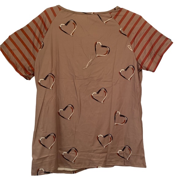 Bundle of womens heart shirts Size Large - Picture 5 of 5